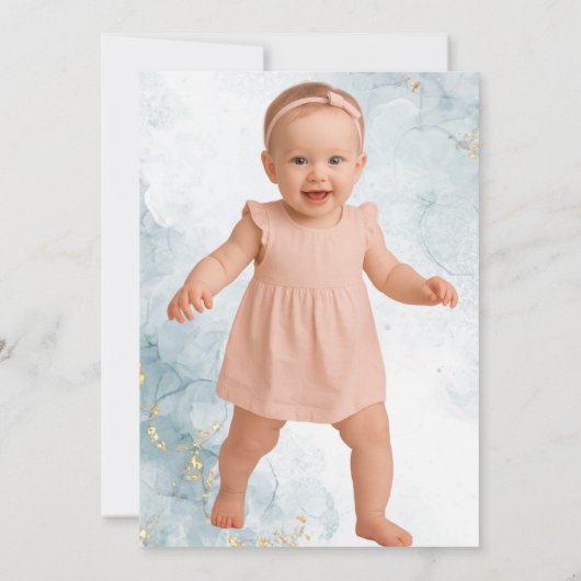 Beängstigend Spooky Little Boo Halloween Geburtsta Einladung (Rückseite)