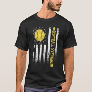 Beängstigend US-amerikanische Flaggensoftware Step T-Shirt