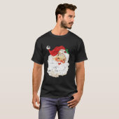 Beängstigend Vintager Weihnachtsmann sieht alt T-Shirt (Vorne ganz)