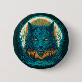Beängstigend Werewolf Button (Vorderseite)