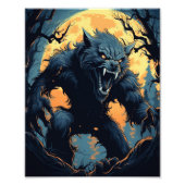 Beängstigend Werewolf Fotodruck (Vorne)