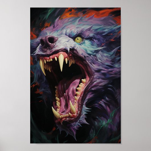 Beängstigend Werewolf Poster (Vorne)