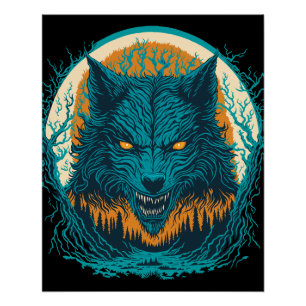Beängstigend Werewolf Poster