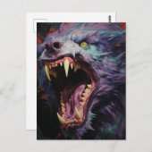 Beängstigend Werewolf Postkarte (Vorne/Hinten)