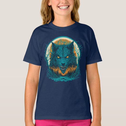 Beängstigend Werewolf T-Shirt (Vorderseite)