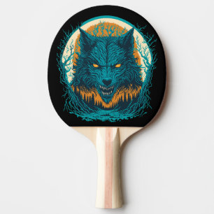 Beängstigend Werewolf Tischtennis Schläger