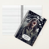 Beängstigend Zombie Horror Notizblock (Innen)