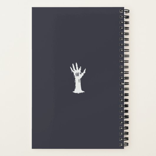 Beängstigend Zombie Horror Notizblock (Rückseite)