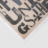 Beängstigende Alphabet-Buchstaben, die "einzigarti Seidenpapier (Ausschnitt)