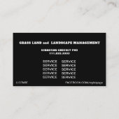 *~* Beängstigende AP27-Flag-Waldlandschaft in den Visitenkarte (Rückseite)