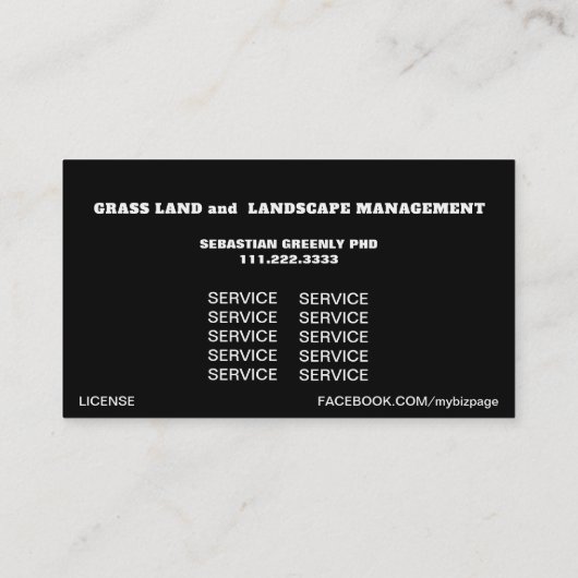 *~* Beängstigende AP27-Flag-Waldlandschaft in den Visitenkarte (Rückseite)