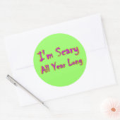 Beängstigende Aufkleber (Umschlag)