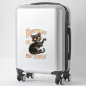 Beängstigende Augen: Ein Albtraum auf der Hallowee Aufkleber (Koffer)