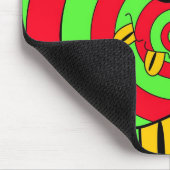 Beängstigende Augen Mousepad (Ecke)