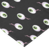 Beängstigende Augenbrauen schwarz Tischdecke (Schrägansicht)