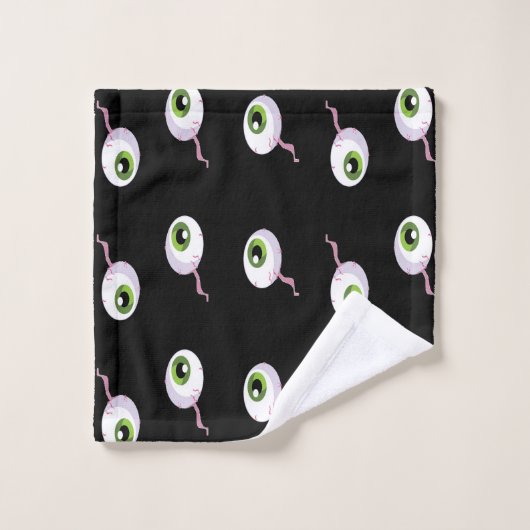 Beängstigende Augenbrauen schwarz Waschlappen (Waschlappen)