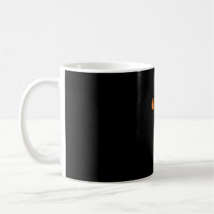 Beängstigende Black Cat Face Halloween Kostümkatze Kaffeetasse
