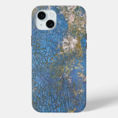 Beängstigende blaue Farbe Textur Case-Mate iPhone Hülle (Rückseite)