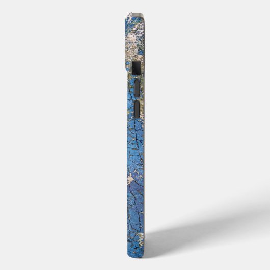 Beängstigende blaue Farbe Textur Case-Mate iPhone Hülle (Rückseite / Links)