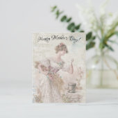 Beängstigende Blume der Vintagen Ansammlung Postkarte (Stehend Vorderseite)