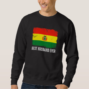Beängstigende Bolivienflagge Best Husband Ever Pat Sweatshirt