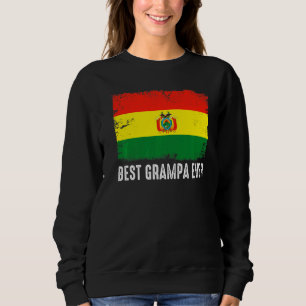 Beängstigende Bolivienflagge Beste Grampa je patri Sweatshirt