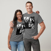 Beängstigende Burgen im Comic Buchten Panels T-Shirt (Unisex)