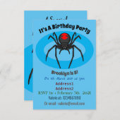 Beängstigende Cartoon-Abbildung Einladung (Vorne/Hinten)