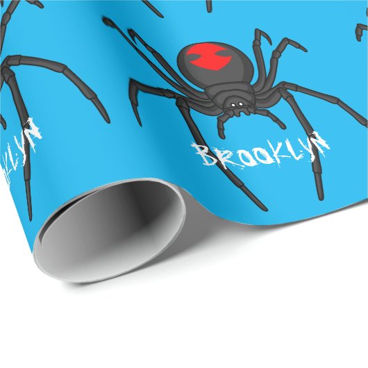 Beängstigende Cartoon-Abbildung Geschenkpapier (Rolleneckpunkt)