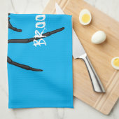 Beängstigende Cartoon-Abbildung Geschirrtuch (Viertel Falte)