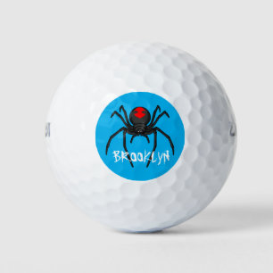 Beängstigende Cartoon-Abbildung Golfball