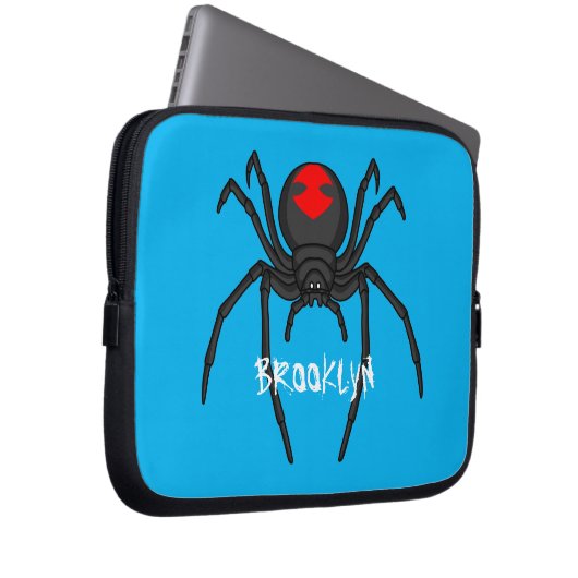 Beängstigende Cartoon-Abbildung Laptopschutzhülle (Vorne Rechts)