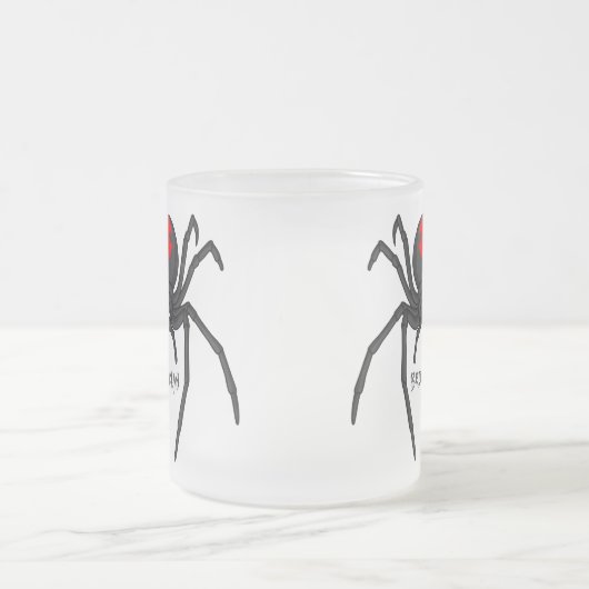 Beängstigende Cartoon-Abbildung Mattglastasse (Mittel)