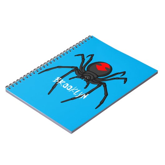 Beängstigende Cartoon-Abbildung Notizblock (Linke Seite)