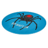 Beängstigende Cartoon-Abbildung Schneidebrett (Ecke)