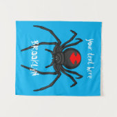 Beängstigende Cartoon-Abbildung Wandteppich (Vorderseite (Horizontal))