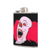 Beängstigende Clown Flasche Flachmann (Links)