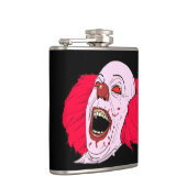 Beängstigende Clown Flasche Flachmann (Rechts)