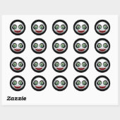 Beängstigende Clown Halloween Stickers (Blatt)
