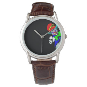 Beängstigende Clown-Uhr Armbanduhr