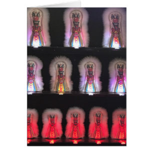 Beängstigende Clowns Karneval Spielspazierweg Foto