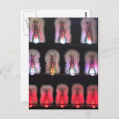 Beängstigende Clowns Karneval Spielspazierweg Foto Postkarte (Vorne/Hinten)