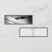 Beängstigende Creepy One Mit Augen Halloween Mummy Mini Visitenkarte (Vorne/Hinten)