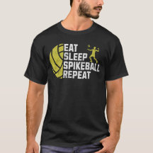 Beängstigende Eat Sleep Spikeball wiederholen