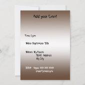 Beängstigende Einladung (Rückseite)