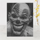BEÄNGSTIGENDE EVIL CLOWN BIRTHDAY CUDDLES Cards Karte (Gelbe Blume)