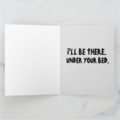 BEÄNGSTIGENDE EVIL CLOWN FUNNY BIG BIRTHDAY CARD KARTE (Innenseite)