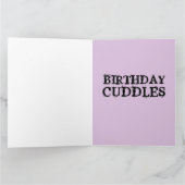 BEÄNGSTIGENDE EVIL CLOWN GEBURTSTAG FUNNY CUDDLE? KARTE (Innenseite)