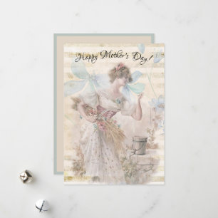 Beängstigende Fantasy Ansammlung Blume Gramm Feiertagskarte