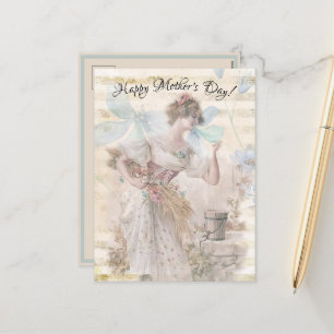 Beängstigende Fantasy Ansammlung Blume Gramm Feiertagspostkarte